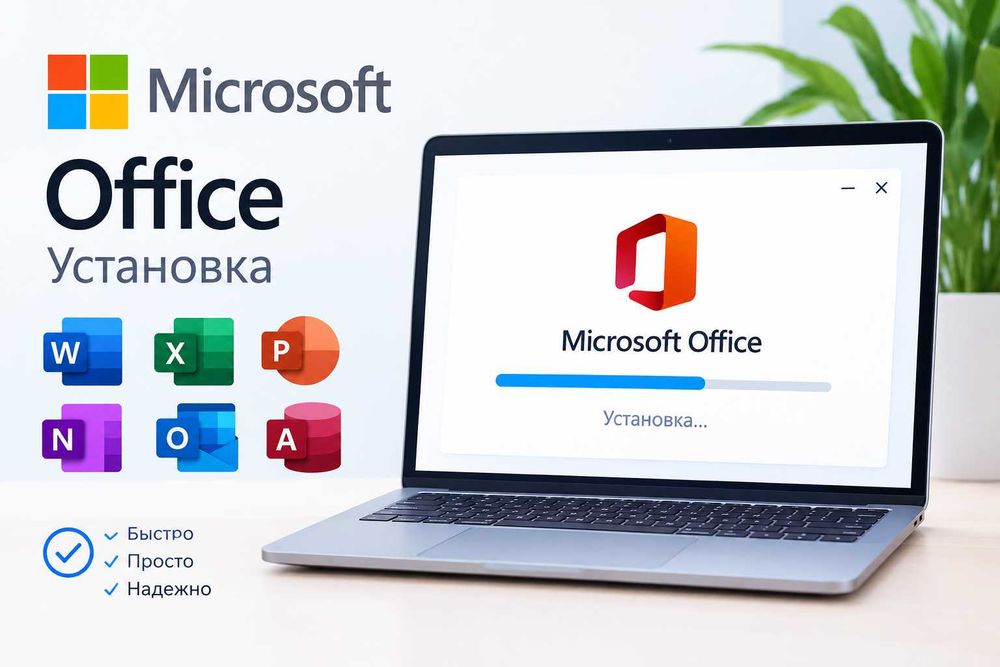5000тг. Установка Microsoft Office & Windows