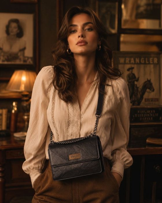 Женская Винтажная Сумка-Кроссбоди  Wrangler Flap Crossbody Purse for W
