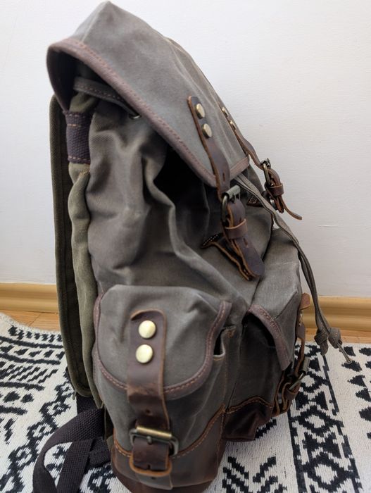 Rucsac canvas si piele Urban Bag