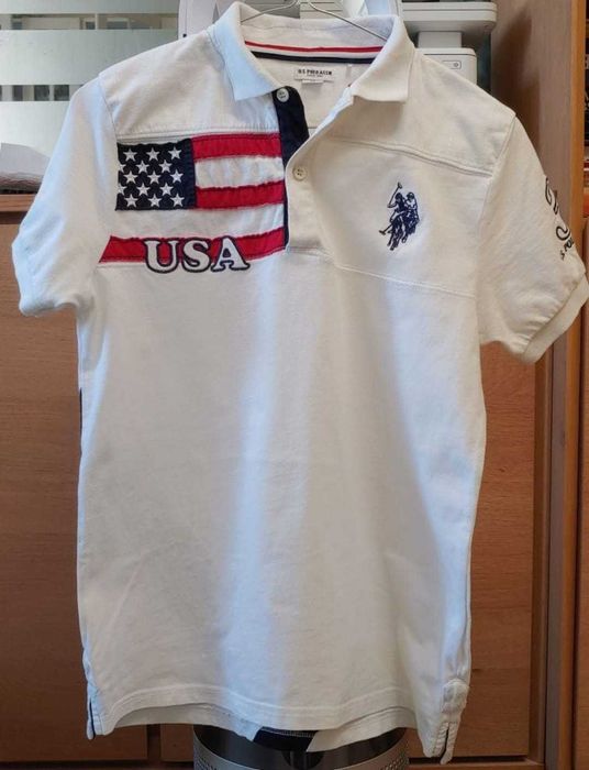 Tricou U.S. Polo, Murphy & NYE, adidas, băiat 10-12 ani