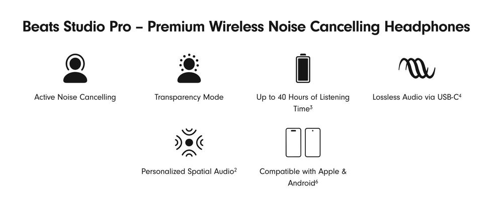 Нови слушалки Beats Studio Pro – запечатани, ANC, шоколадови - 470 лв