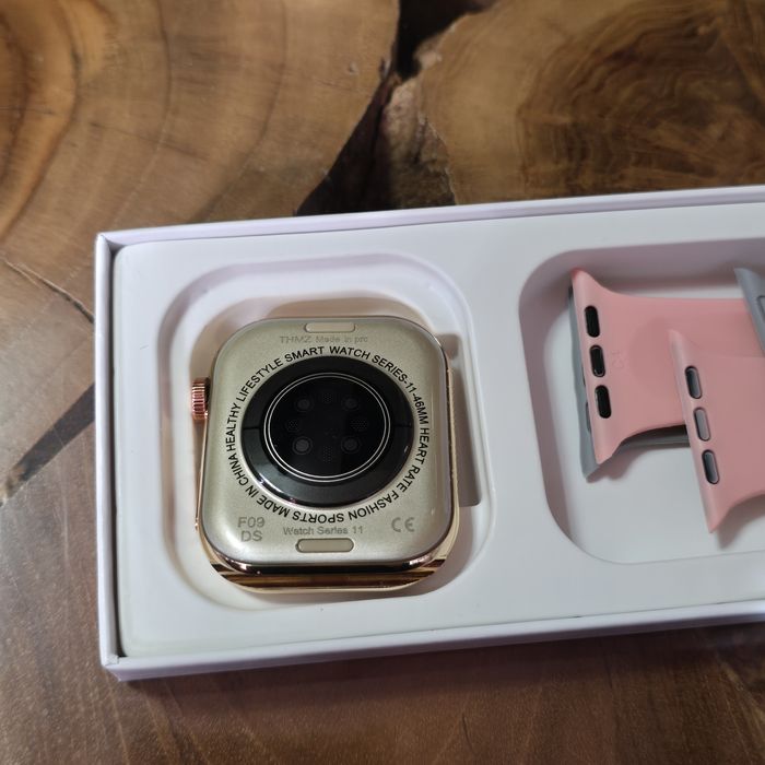 Apple watch series 11 gold 46mm + слушалки+ iPhone battery