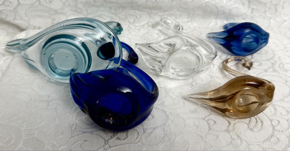 Лебеди из стекла, сувениры, подарки