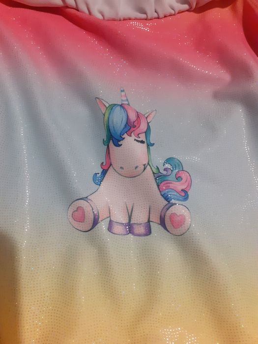 Costum  baie fete nr110 cu unicorn