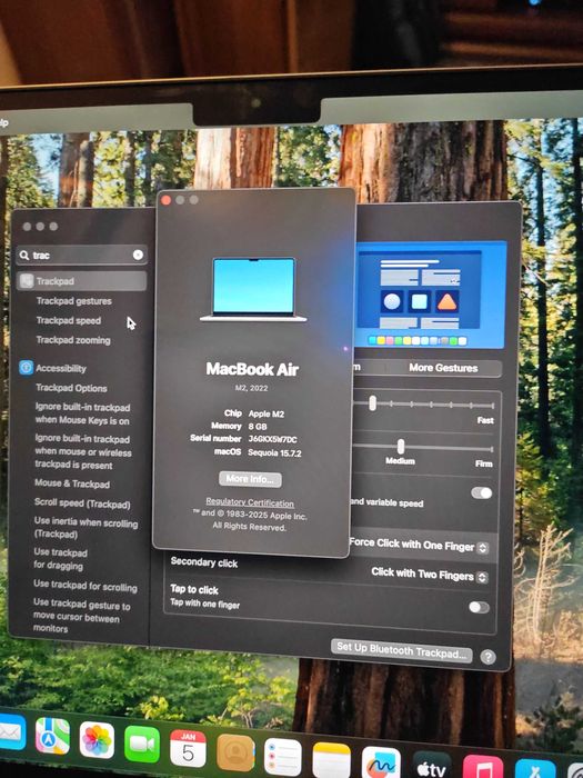 Macbook Air M2 13" defect FARA ICLOUD 8/256