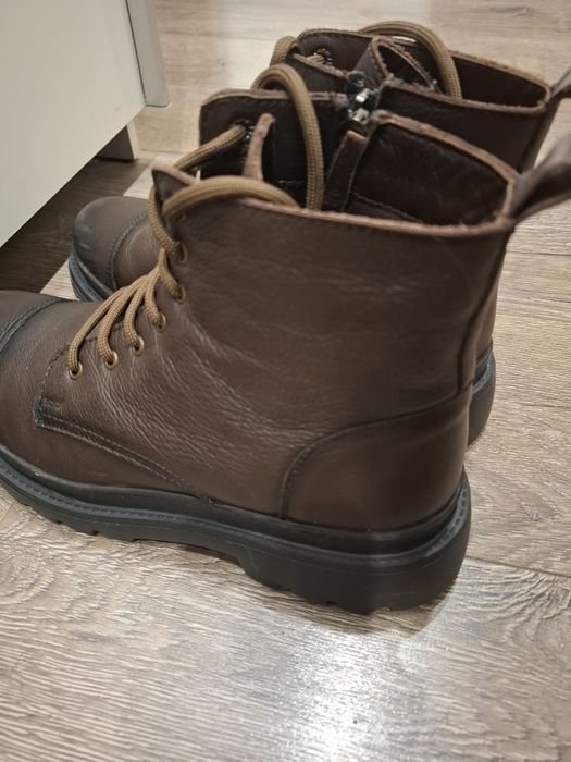 Мъжки зимни боти от естествена кожа 42