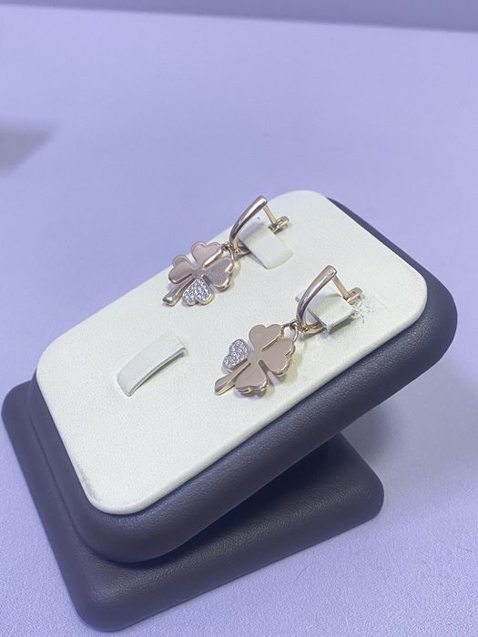 Серьги Клевер/РАССРОЧКА/СТ 09612
