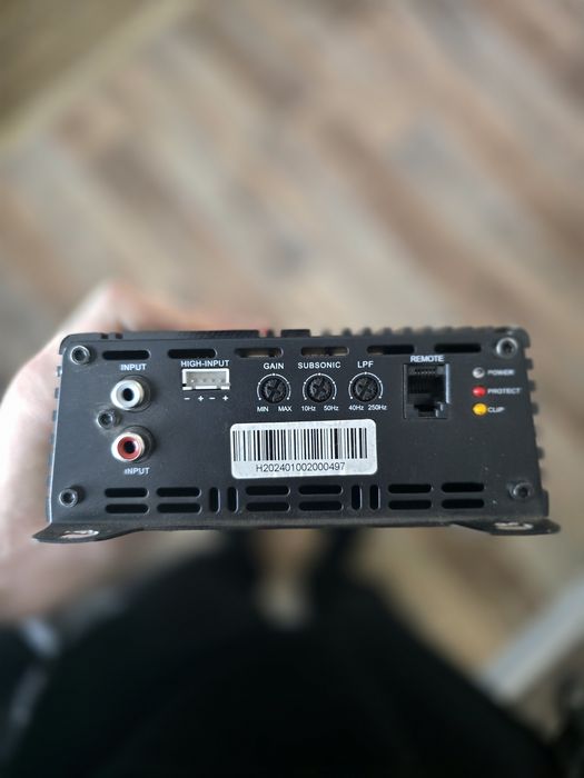 усилитель моноблок atom 1600.1 pro с регулятором