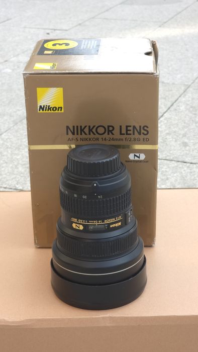 Obiectiv profesional Nikon AF-S NIKKOR 14-24mm f/2.8G ED zoom ultrawide montura F Nikon