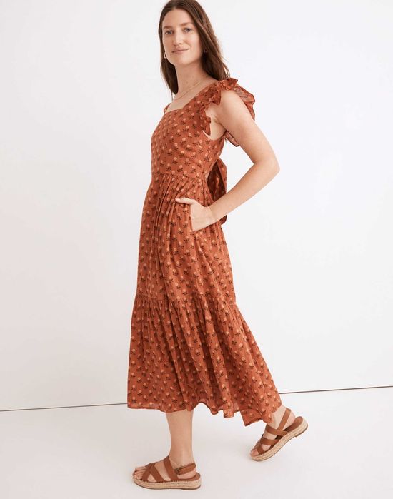Madewell Рокля в Ръждиво Червено, размер 42, L