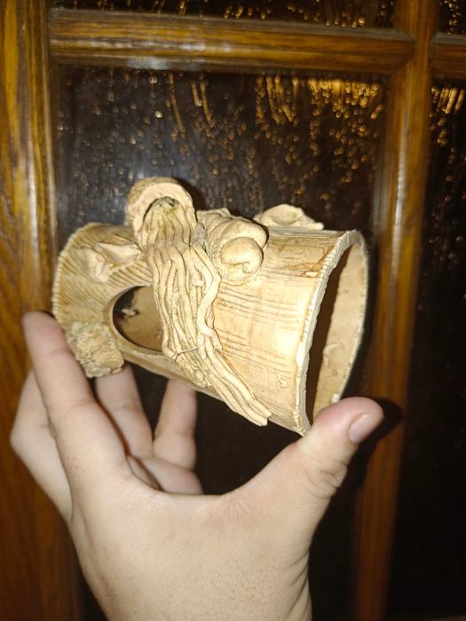 Декор трубка в аквариум