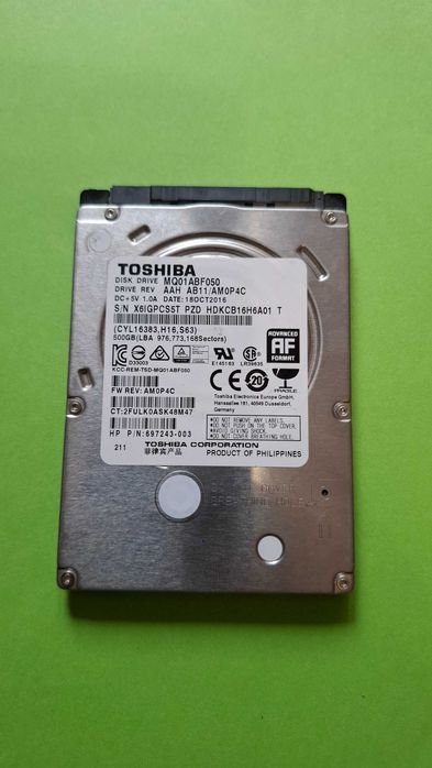 HDD laptop Toshiba 500GB