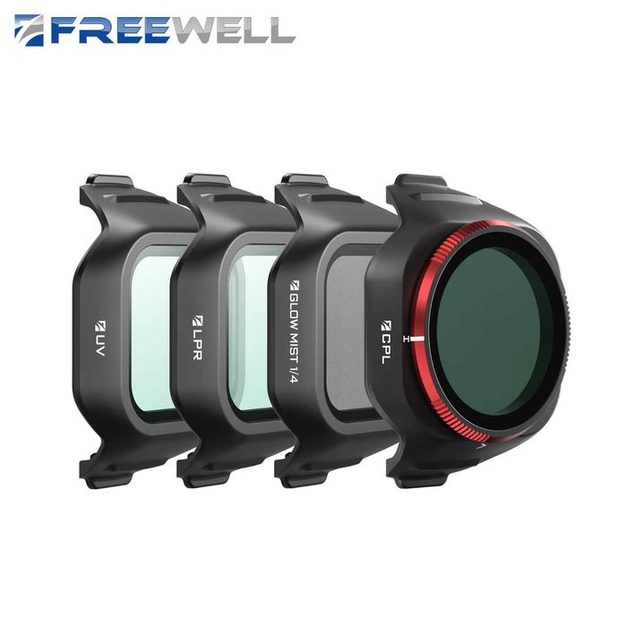filtre freewell dji mini 5 pro  UV, CPL, LPR si Glow Mist 1/4