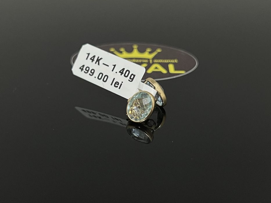 Bijuteria Royal CB : Cercei dama aur 14k 585   1,40 grame