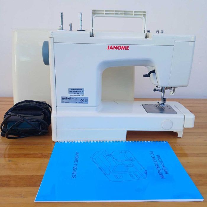 Janome 419S(Япония). Год гарантии/Металл/Комплект.
