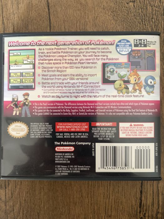 Pokemon pearl/ pokemon ruby
