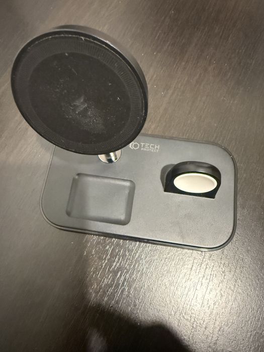 Incarcator Wireless 3 in 1 TECH-PROTECT A22, Magnetic MagSafe, 15W