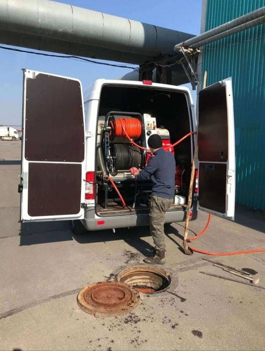 Прочистка канализации с глубокой обработкой Септик засор душ Сантехник