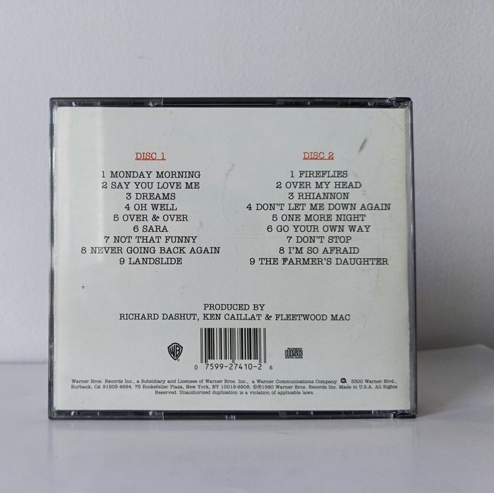 Оригинален двоен CD диск Fleetwood Mac – Live (2 x CD, US Press)