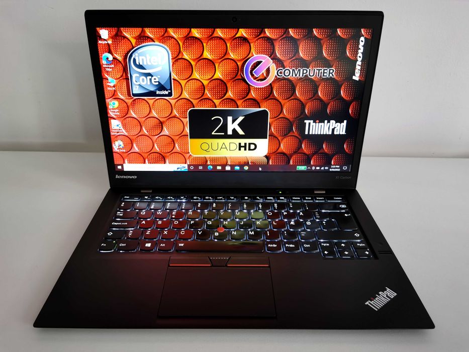 Laptop Lenovo X1 CARBON i7  nvme ultraslim FULLHD IPS. Garantie 1 an