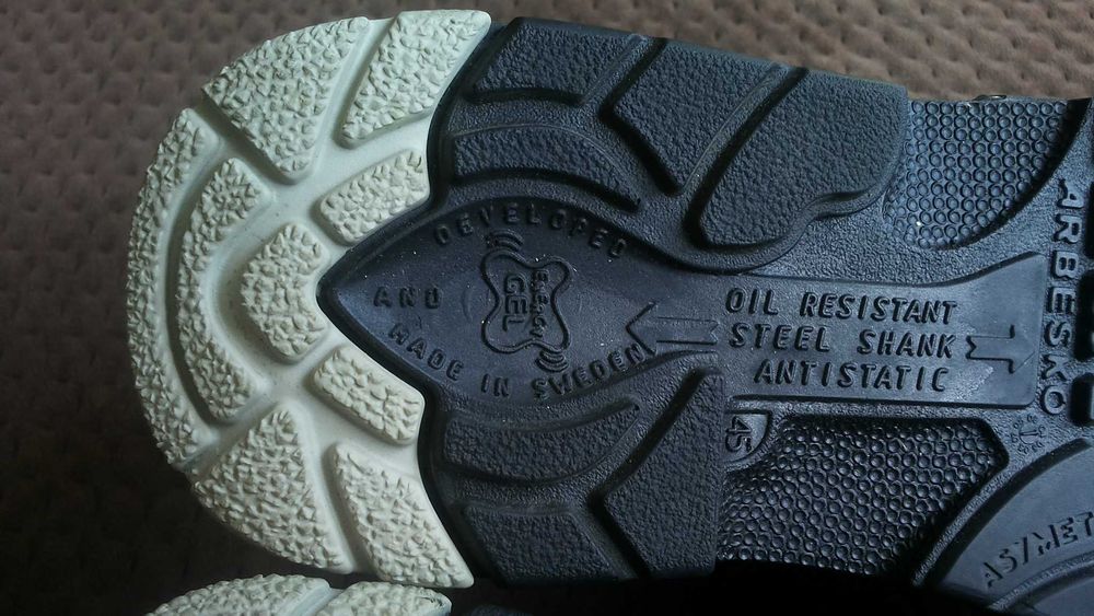 ARBESKO Leather Work Safetu Shoes размер EUR 45 работни обувки WS1-37