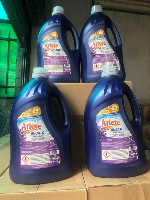 Течен перилен препарат за бяло и цветно пране Schiuma Di Marsiglia / Ariete на едро и дребно