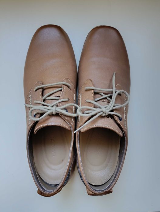 Мъжки обувки естествена кожа Lasocki КАМЕЛ, 45 номер