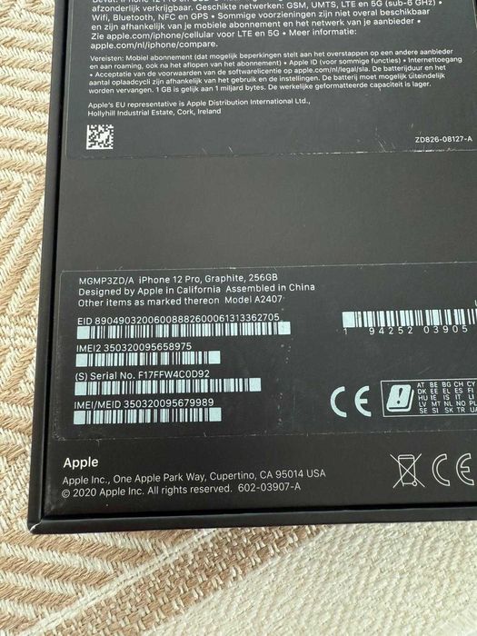 iPhone 12 PRO 256 gb - Graphite