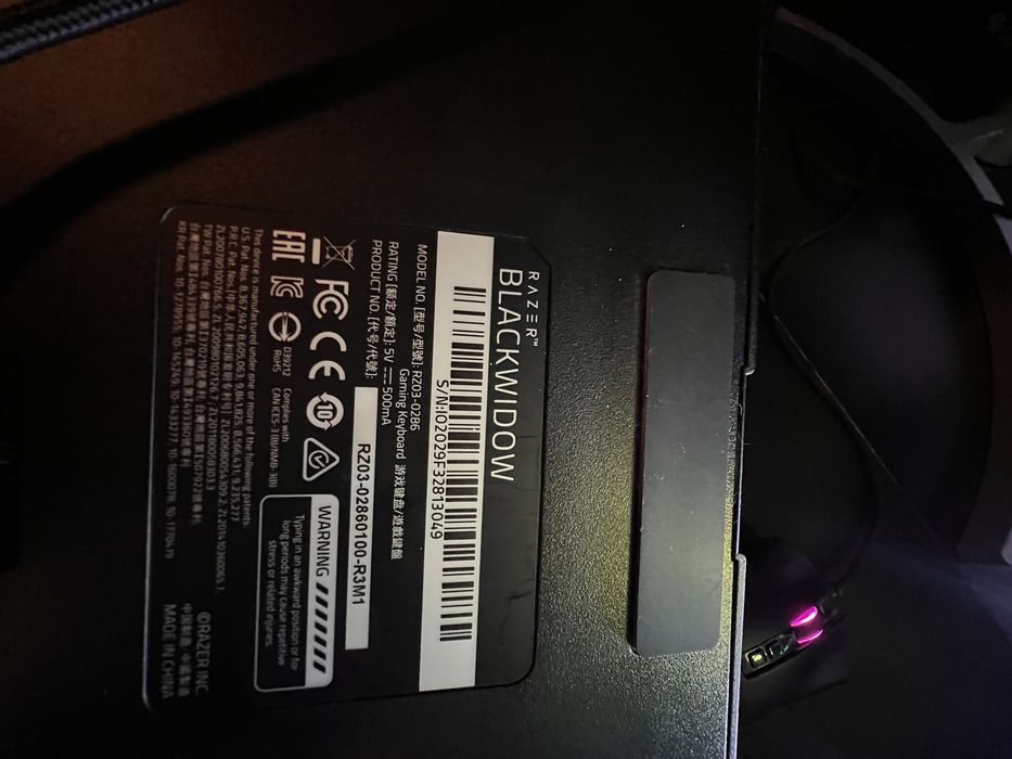 Razer blackwidow & deathadder - мишка+клавиатура