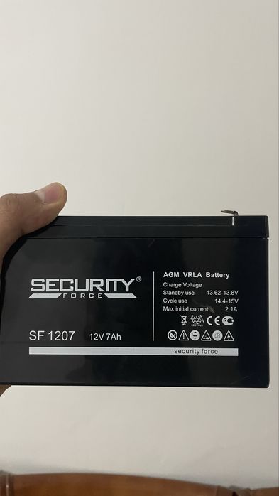 Аккумулятор security force SF 12v-7A