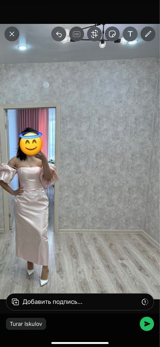Продам новое платье .Было сшито на заказ,