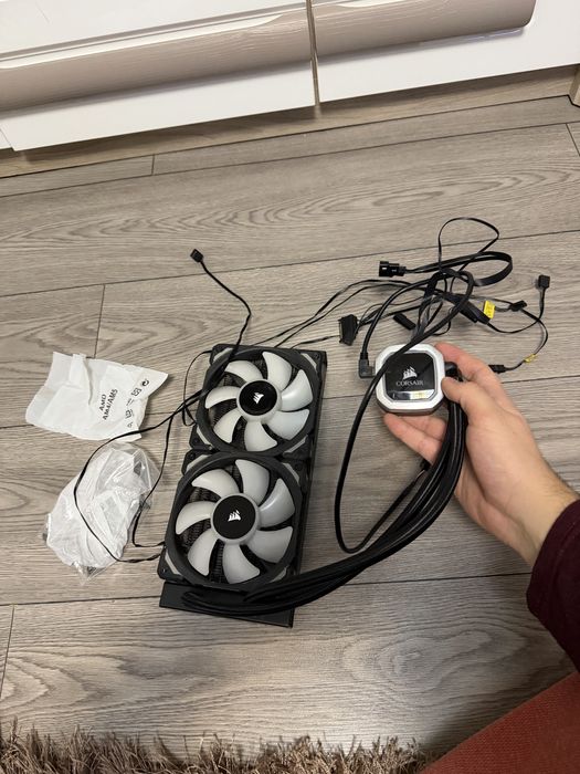Cooler lichid corsair h100i platinum se  , toate prinderile !