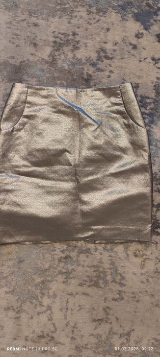 Fusta argintie h&m mărime m