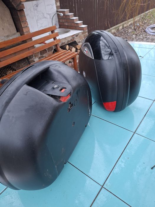 Set sidecase kappa 2 genti laterale moto prindere Monokey