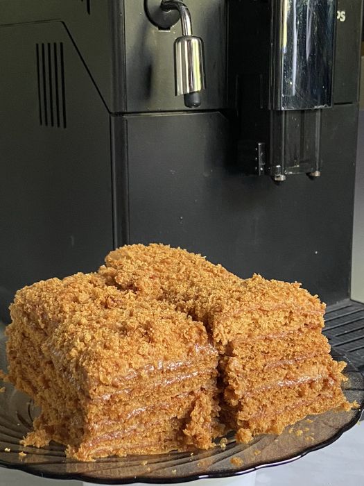 Asalli tort / МЕДОВИК торт домашний (прямоугольный) на заказ