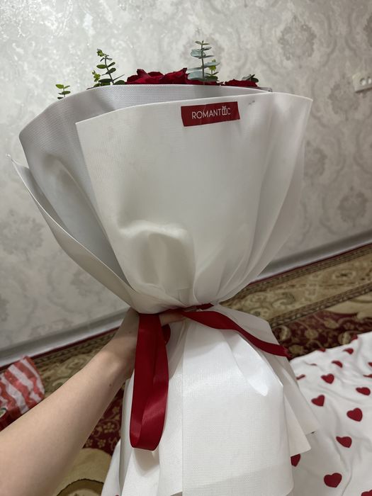 Красный Роза Букет 21штук