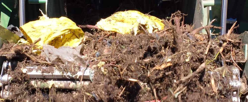 Ciur Second hand - sitare compost/resturi vegetale tocate