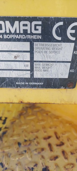 Cilindru  copactor Bomag BW 100 ,