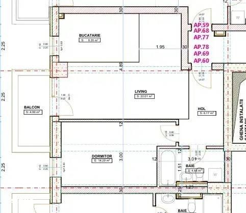 Apartament 2 camere sut 58,47mp I Ela Cotroceni I Comision 0%