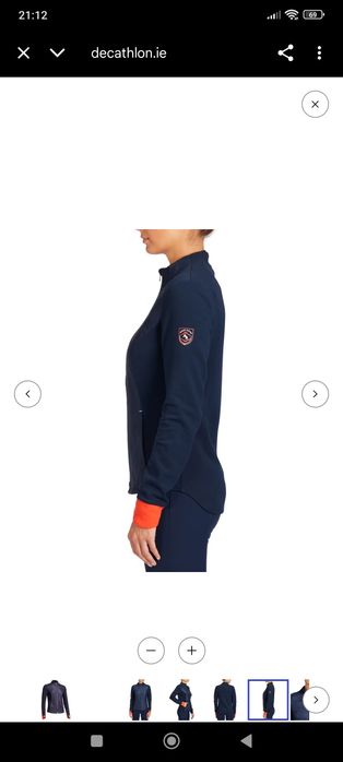 Jacheta echitație dama Fouganza 500 Horse Riding 46 (XL)