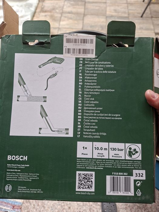 Furtun desfundat tevi Bosch NOU, transport 5lei