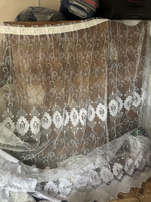 Тюль, шторы даром
