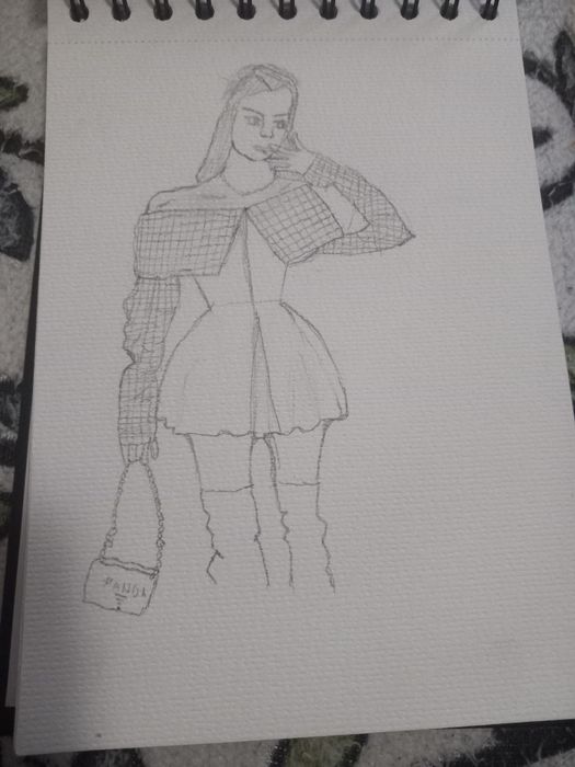 Lucrāri  artistice realizate an creion