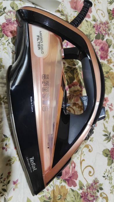 Fier de calcat Tefal Ultimate Pure 3200W anti calc, 260gr