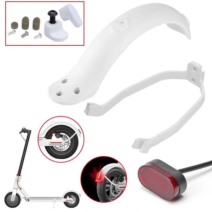 Set stop frana aparatoare suport aripa trotineta Xiaomi M365 Pro 2 1S