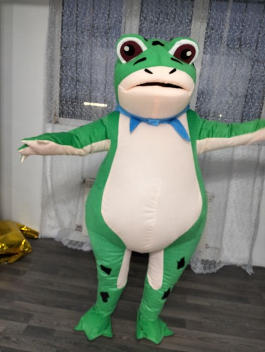 Надувная зеленая Лягушка