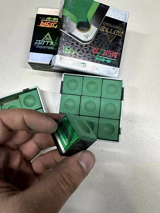 Мел Green Pro+ для русского бильярда