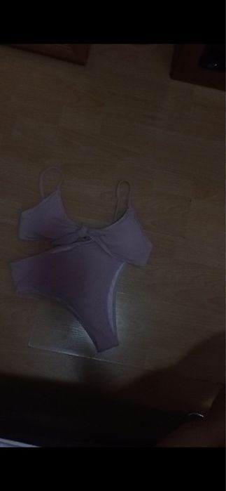 Costum de baie cu talie inalta