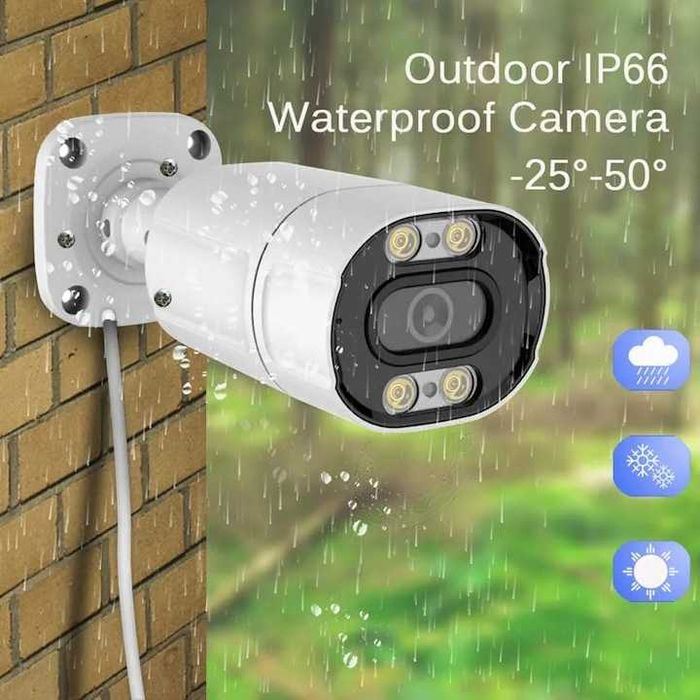 IP камера за наблюдение, POE, 5MP Full HD