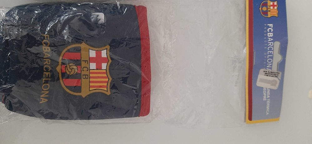 Husa termica termos neopren doza suc fotbal bidon FC Barcelona